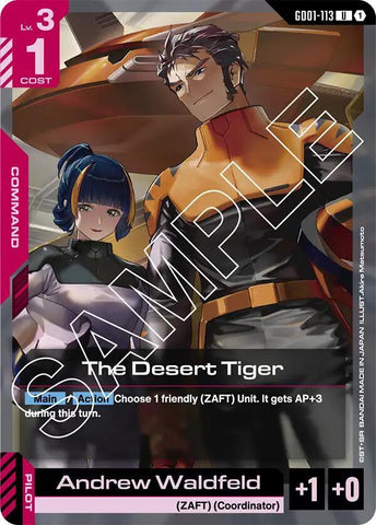 The Desert Tiger - Newtype Rising (GD01)