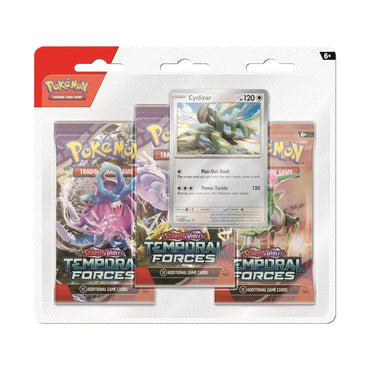 Scarlet & Violet: Temporal Forces - 3-Pack Blister (Cyclizar)