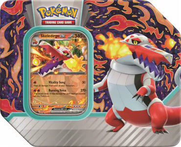 Pokémon TCG Paldea Partners Tin (Skeledirge ex) [Inglés]