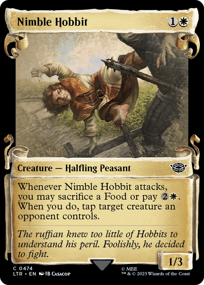 Nimble Hobbit [The Lord of the Rings: Tales of Middle-Earth Showcase Scrolls] 