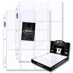 BCW - PRO 9-POCKET PAGE (100 paginas)