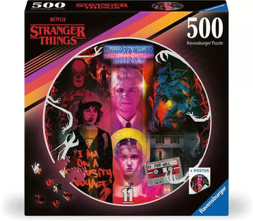 Puzzle: Stranger Things - Round - 500 piezas