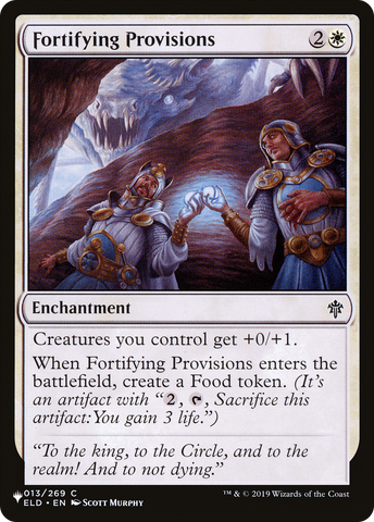 Fortifying Provisions [The List] 