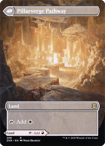 Needleverge Pathway // Pillarverge Pathway (Borderless Alternate Art) [Zendikar Rising] 