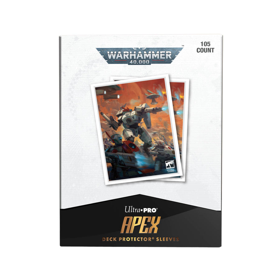 Ultra PRO: T’au Empire 105ct APEX DECK PROTECTOR Sleeves for Warhammer 40,000