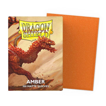 Protectores Dragon Shield - Estandar Dual Matte - Amber