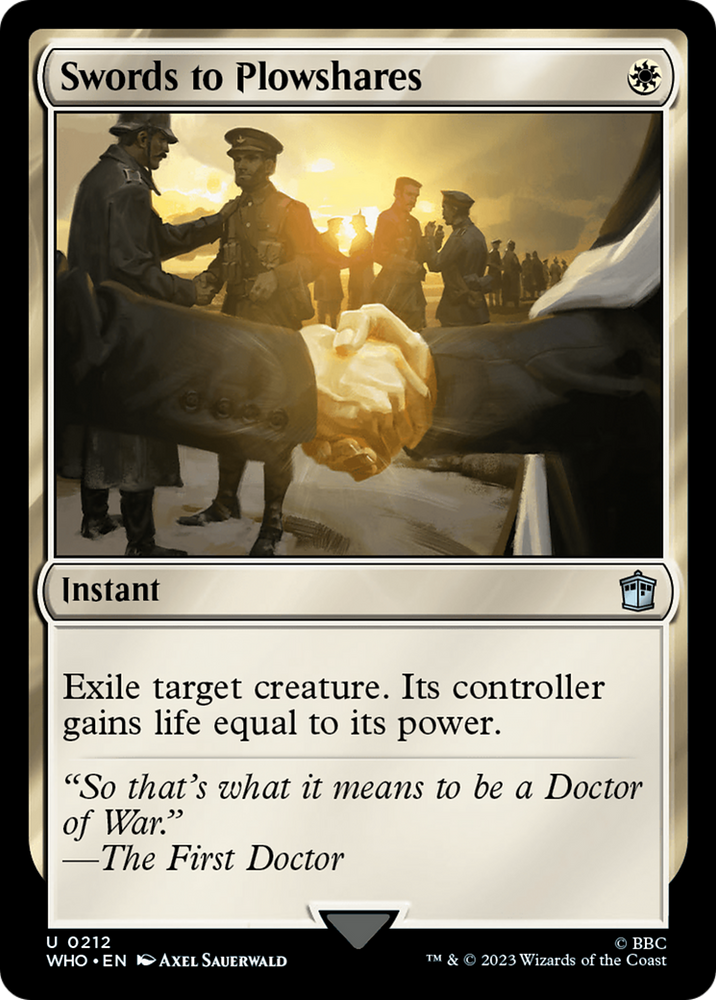 Swords to Plowshares [Doctor Who] 