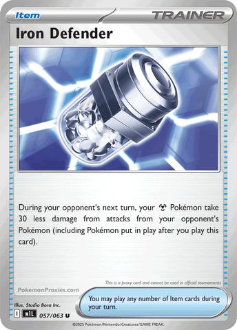 Iron Defender (118/132) [Mega Evolutions: Base Set]