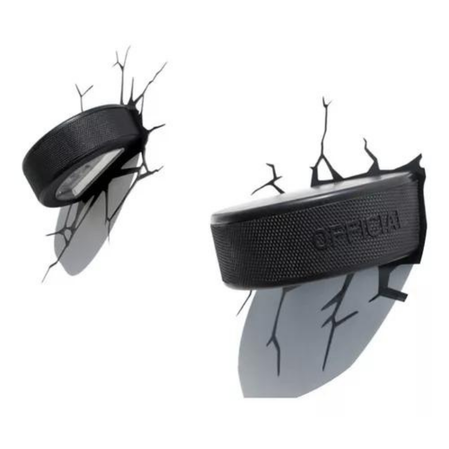 Deco Light Mural 3D Hockey Pucks Lamp