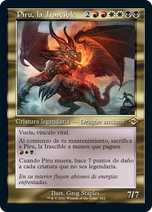 Piru, the Volatile (Retro Frame)