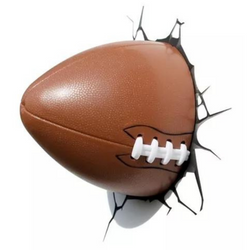 Deco Light Mural 3D American Football Ball Lamp