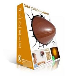 Deco Light Mural 3D American Football Ball Lamp