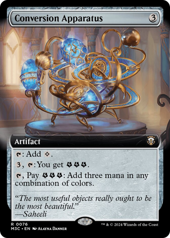 Conversion Apparatus (Extended Art) (Ripple Foil) [Modern Horizons 3 Commander] 