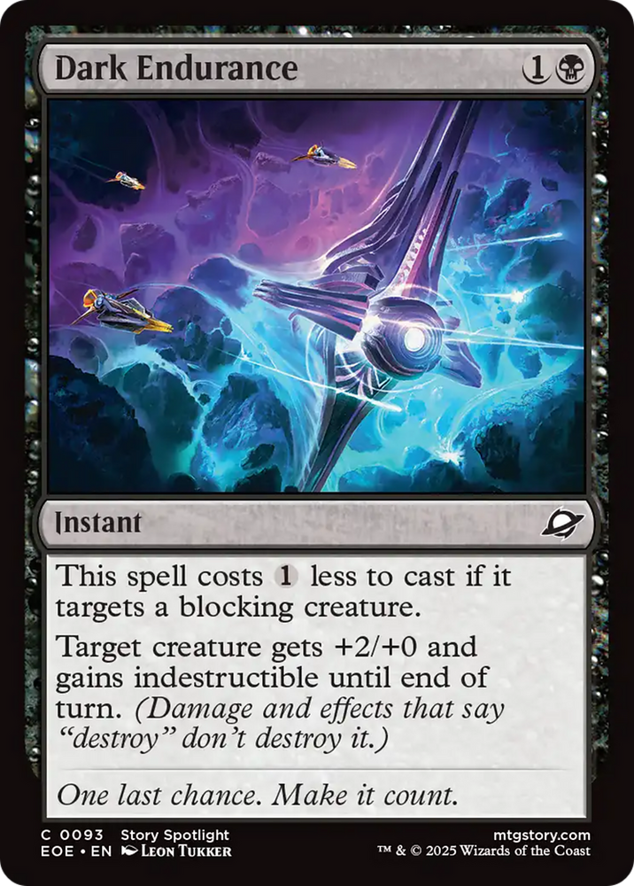 Dark Endurance [Edge of Eternities] 