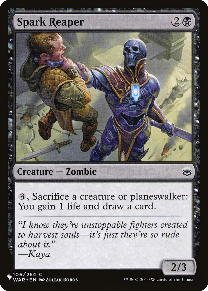 Spark Reaper [The List] 