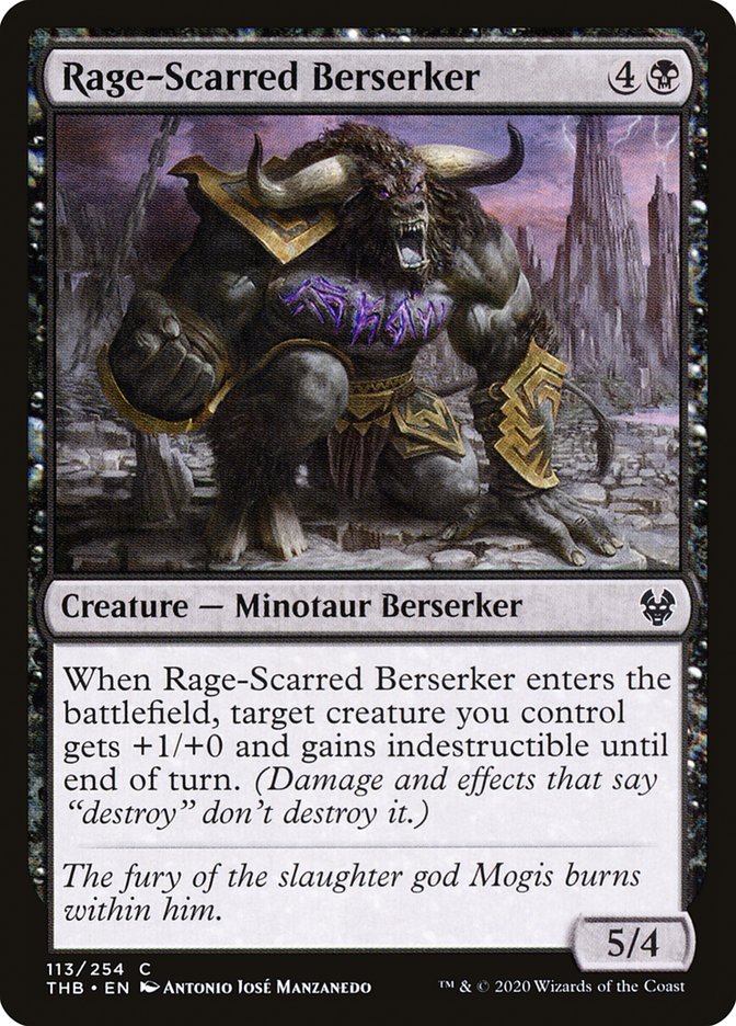 Rage-Scarred Berserker [Theros Beyond Death] 