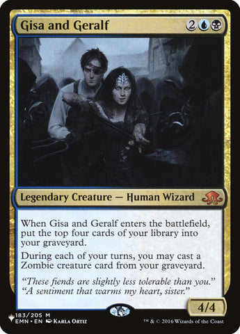 Gisa and Gerald [The List] 