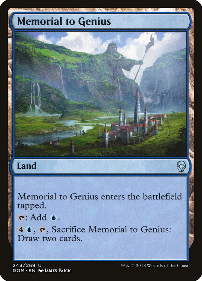 Memorial to Genius [Dominaria] 