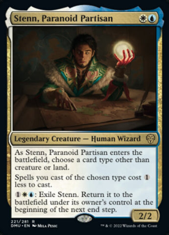 Stenn, Paranoid Partisan [Dominaria United] 