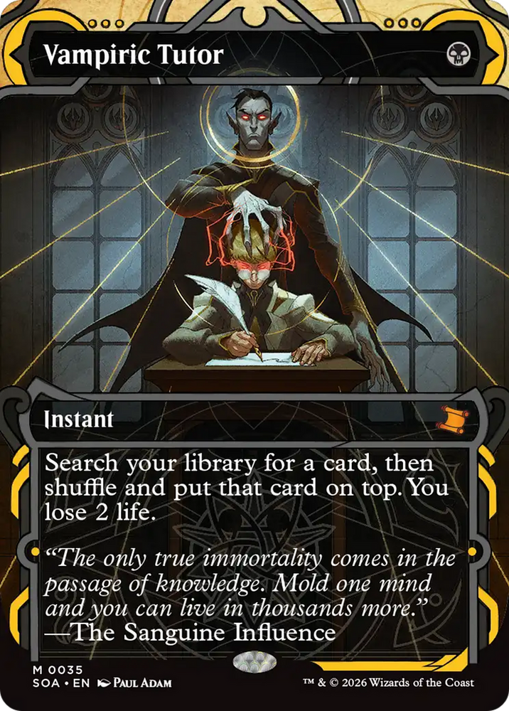 Vampiric Tutor [Secrets of Strixhaven: Mystical Archive]