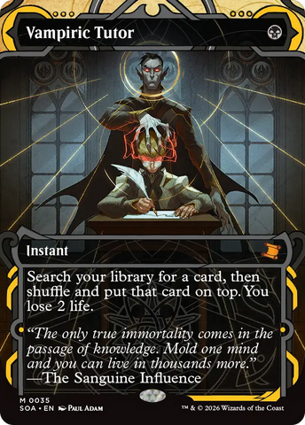 Vampiric Tutor [Secrets of Strixhaven: Mystical Archive]