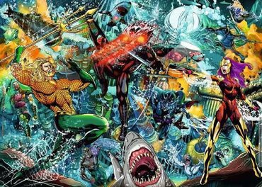 Puzzle: DC Comics- Aquaman, Collector's Ed.- 1000 piezas