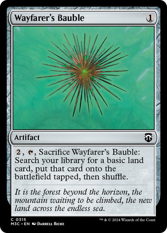 Wayfarer's Bauble (Ripple Foil) [Modern Horizons 3 Commander] 