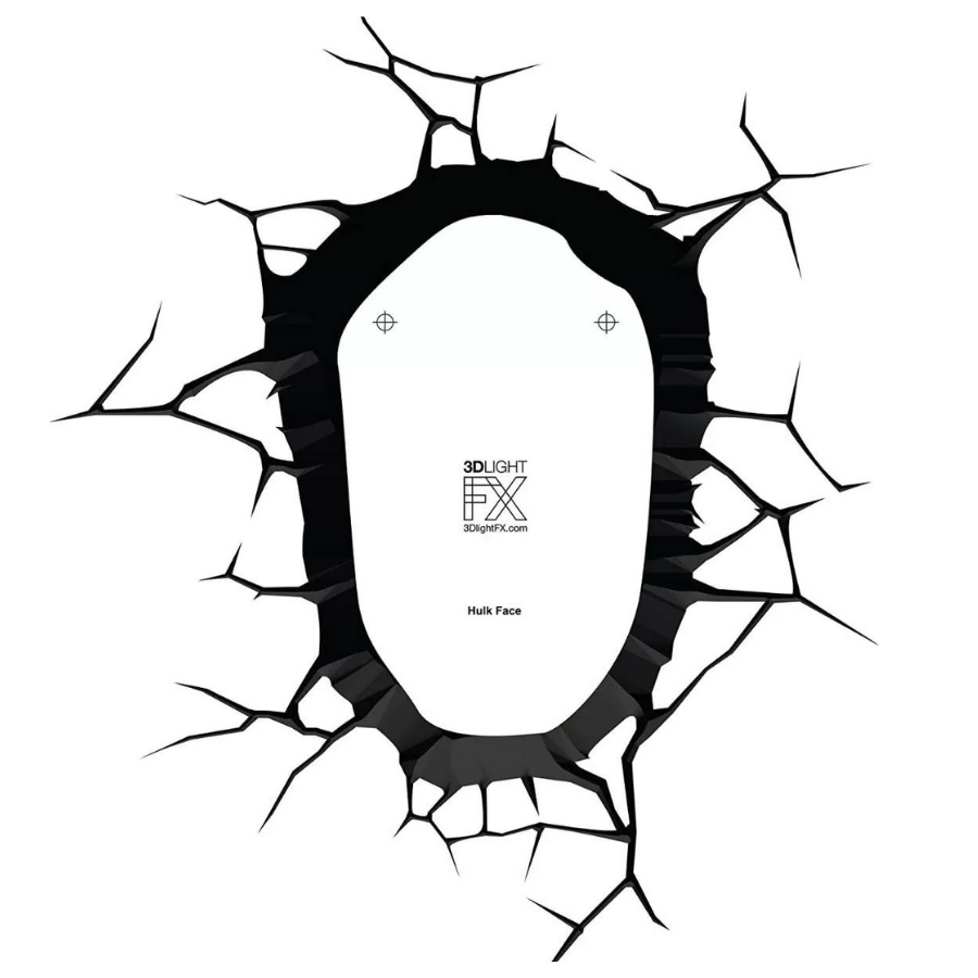 Deco Light Mural Lamp 3D Iron Man Pack Full