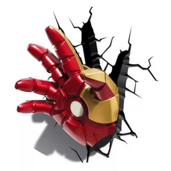 Deco Light Mural Lamp 3D Iron Man Pack Full