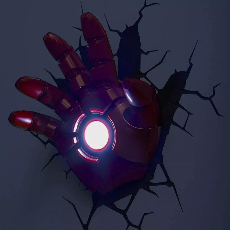 Deco Light Mural Lamp 3D Iron Man Pack Full