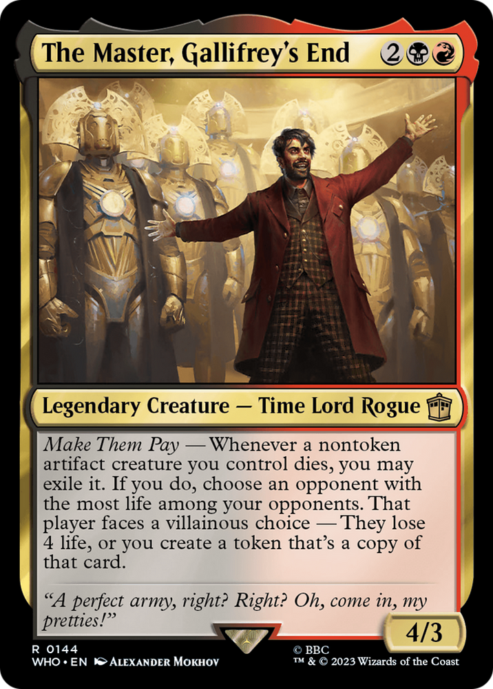 The Master, Gallifrey's End [Doctor Who] 
