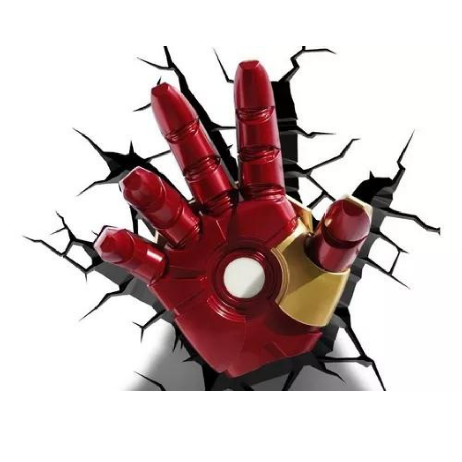 Deco Light Mural Lamp 3D Iron Man Pack Full