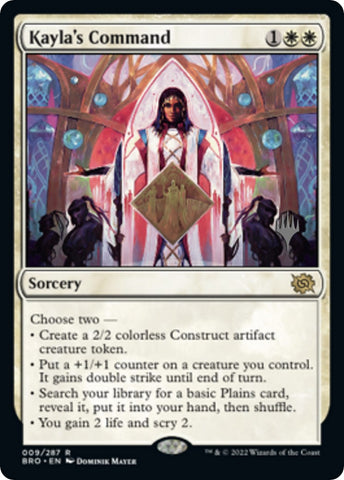 Kayla's Command (Promo Pack) [The Brothers' War Promos] 