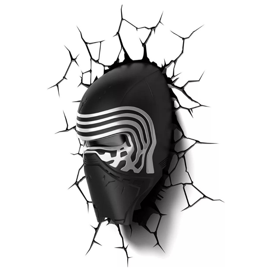 Deco Light Mural 3D Kylo Ren Star Wars Lamp