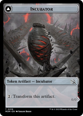 Incubator (0018) // Phyrexian (0018) Double-Sided Token