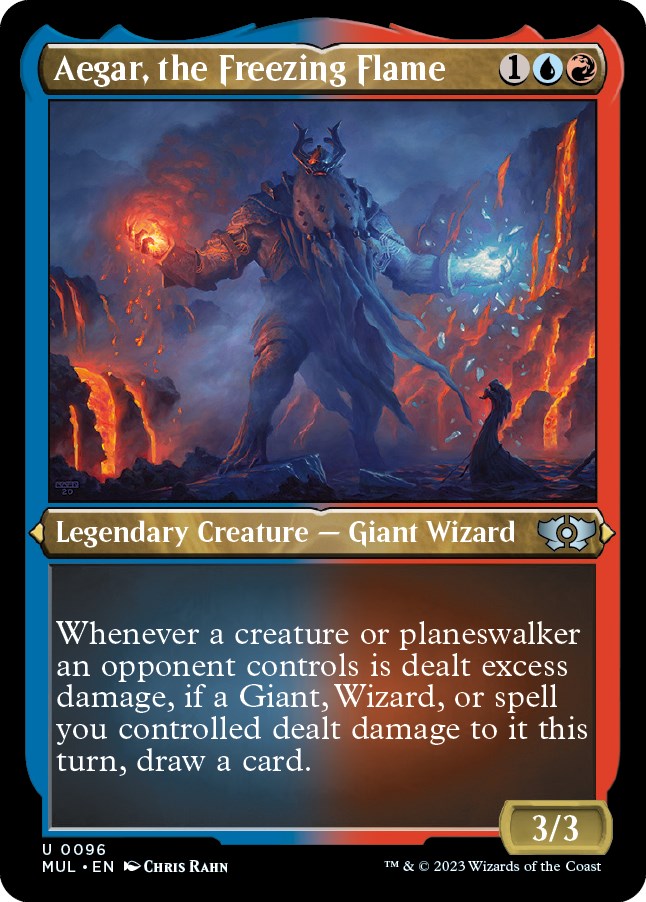Aegar, the Freezing Flame (Foil Etched)