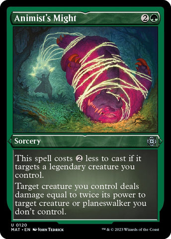 Animist's Might (Foil Etched)