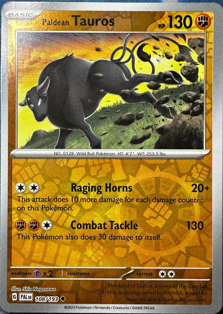 Paldean Tauros - 108/193