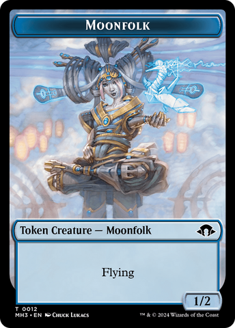Moonfolk Token [Modern Horizons 3 Tokens] 