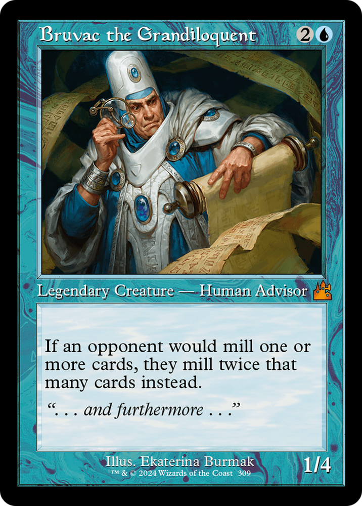 Bruvac the Grandiloquent (Retro Frame) [Ravnica Remastered] 