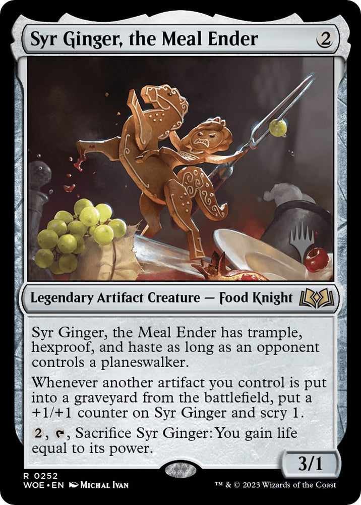 Syr Ginger, the Meal Ender (Promo Pack) [Wilds of Eldraine Promos] 
