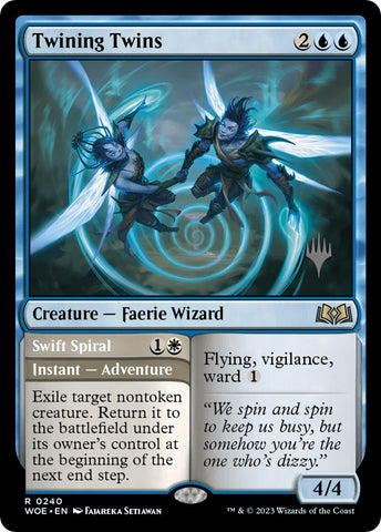 Twining Twins // Swift Spiral (Promo Pack) [Wilds of Eldraine Promos] 