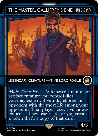 The Master, Gallifrey's End (Showcase) (Surge Foil)