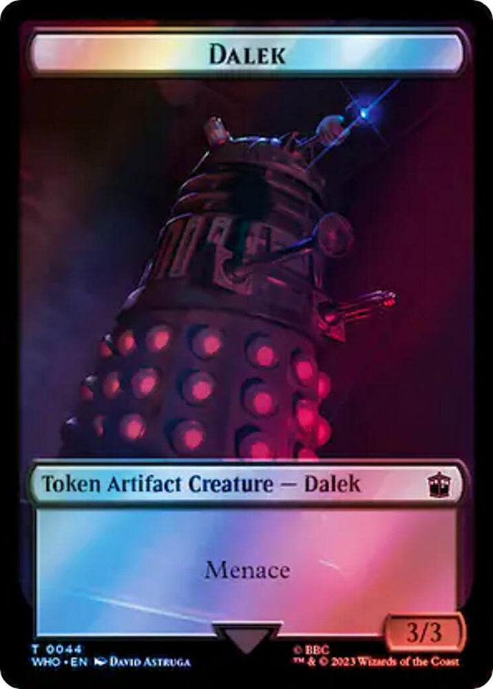 Dalek // Mark of the Rani Double-Sided Token (Surge Foil)
