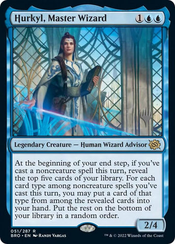 Hurkyl, Master Wizard (Promo Pack) [The Brothers' War Promos] 