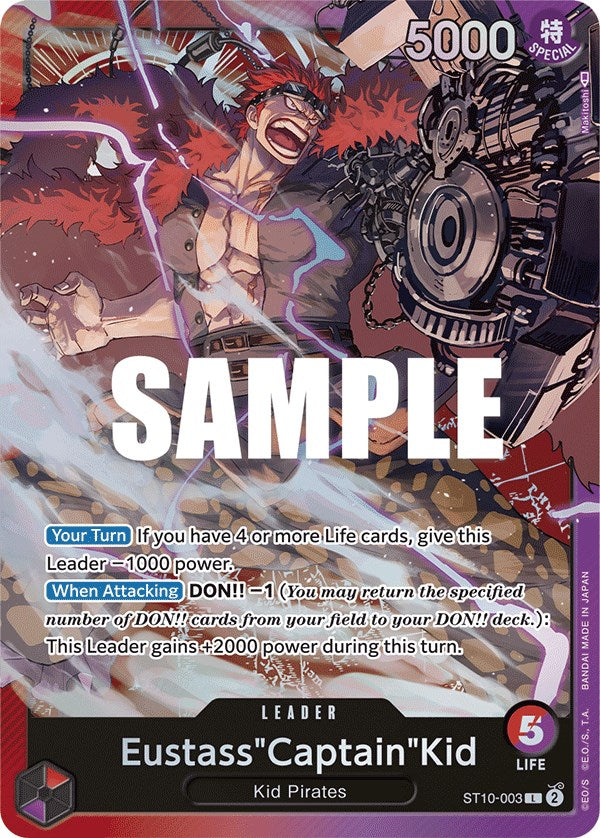 Eustass"Captain"Kid [Ultra Deck - The Three Captains] 