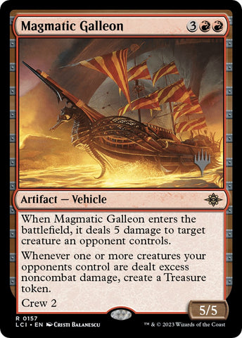 Magmatic Galleon (Promo Pack) [The Lost Caverns of Ixalan Promos] 