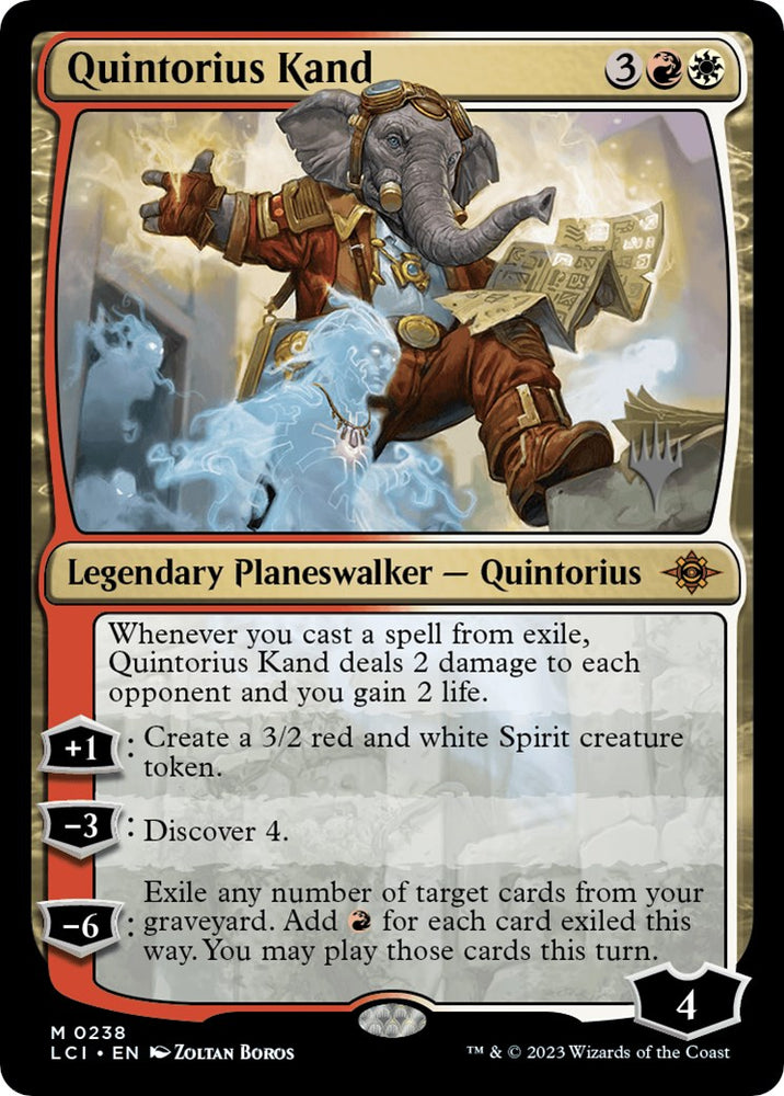 Quintorius Kand (Promo Pack) [The Lost Caverns of Ixalan Promos] 