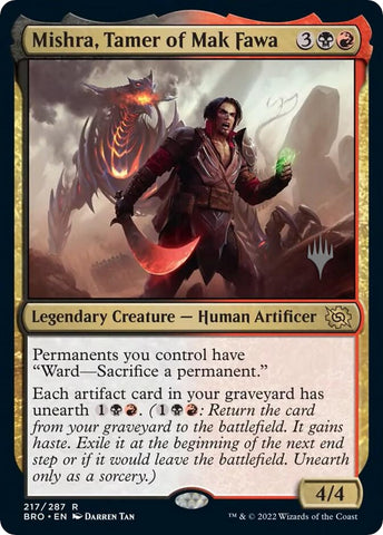 Mishra, Tamer of Mak Fawa (Promo Pack) [The Brothers' War Promos] 