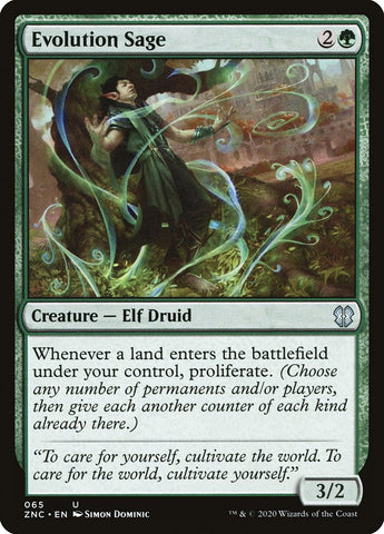 Evolution Sage [Zendikar Rising Commander] 